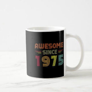 Taza De Café Retro Impresionante Desde 1975 47 Cumpleaños Cumpl