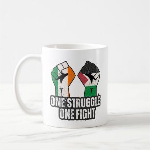 Taza De Café Retro Irlanda La revolución del puño solidario en 