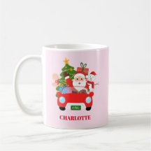 Retro Jingle And Mingle Christmas Santa Red