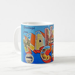 Taza De Café Retro Kansas City, Missouri Greeting Mug