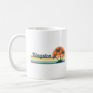 Taza De Café Retro Kingston Sunset Coffee Mug