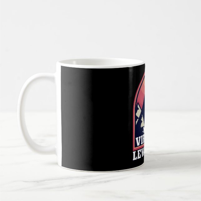 Taza De Café Retro Lewisburg West Virginia � Espíritu de Austra (Izquierda)