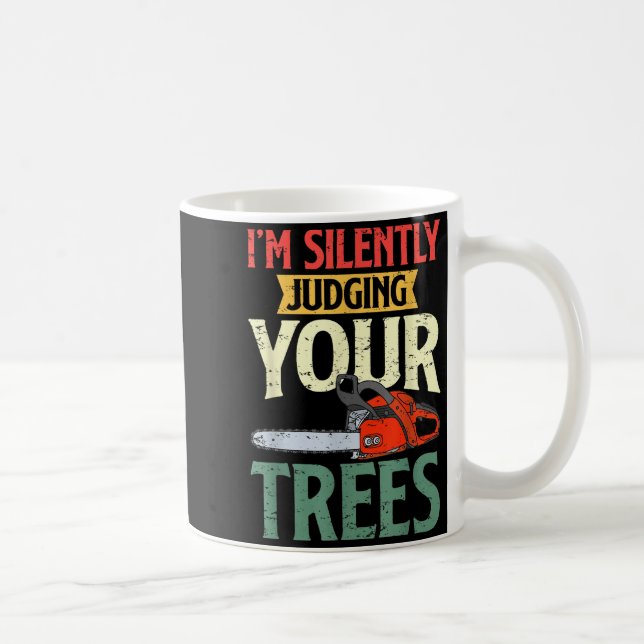 Taza De Café Retro Logger Lumberjack Arborist Dad Apparel Co. S (Derecha)