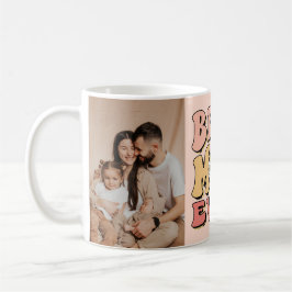 Taza De Café Retro Mejor Madre Foto Personalizado