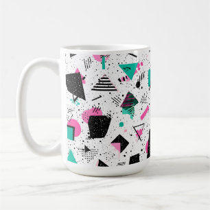 Taza De Café Retro Memphis Geometric Pattern