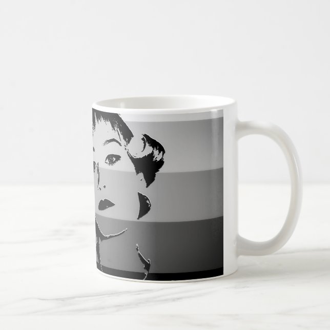 Taza De Café Retro Mug (Derecha)