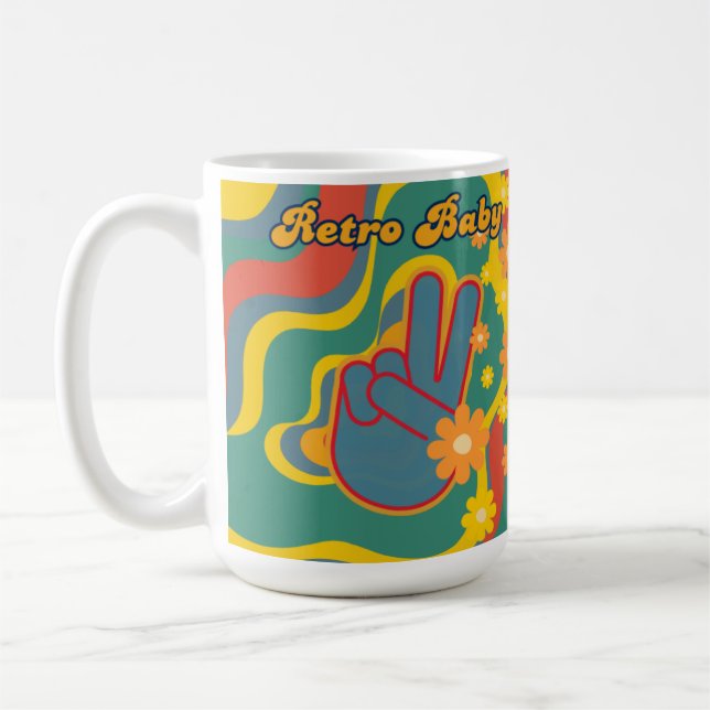 Taza De Café Retro Mug (Izquierda)