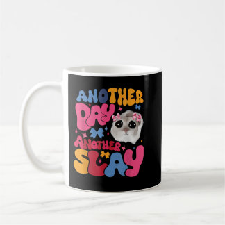 Taza De Café Retro Otro Día Otro Pequeño Hamster Slay