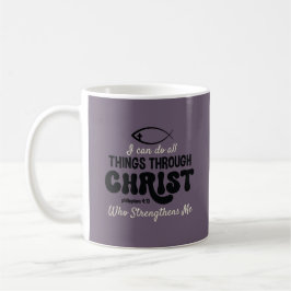 Taza De Café Retro Philippians 4:13