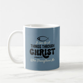 Taza De Café Retro Philippians 4:13