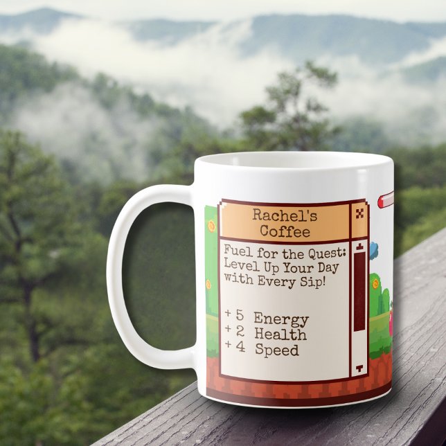 Taza De Café Retro Pixel Gaming personalizado (Subido por el creador)