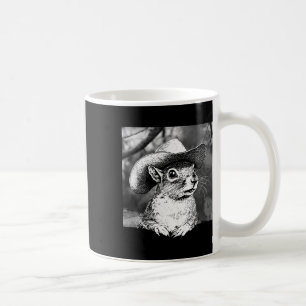 Taza De Café Retro P'nut La ardilla Animal Lover Cute Cowboy
