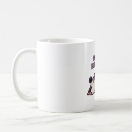 Taza De Café Retro Possum Alone Time White Mug