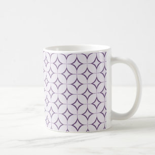 Taza De Café Retro Radiance Mug, Eggplant