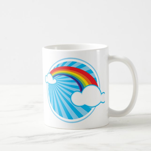TAZA DE CAFÉ RETRO RAINBOW (Derecha)