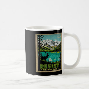 Taza De Café Retro Resist Alt US National Park Nps Service