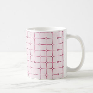 Taza De Café Retro Romance Mug, Rosa