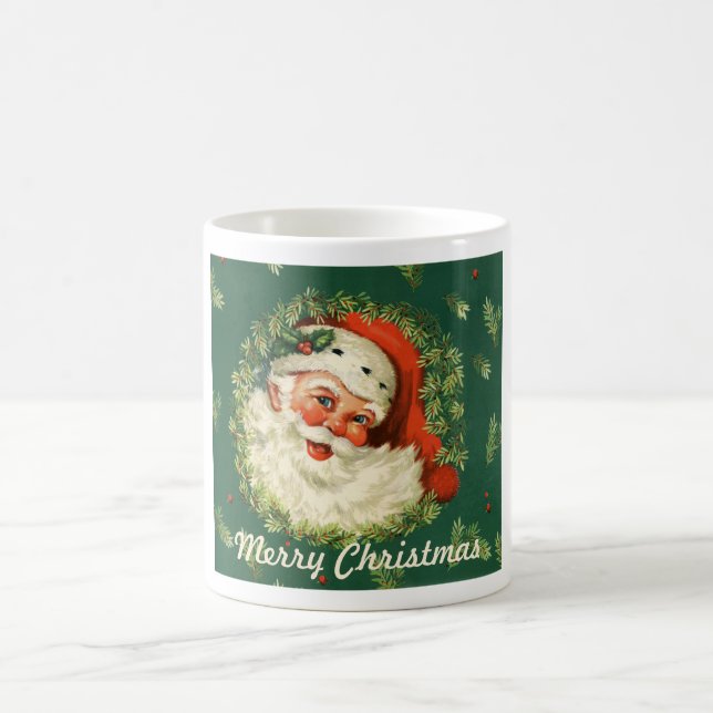 Taza De Café Retro Santa Mug (Centro)