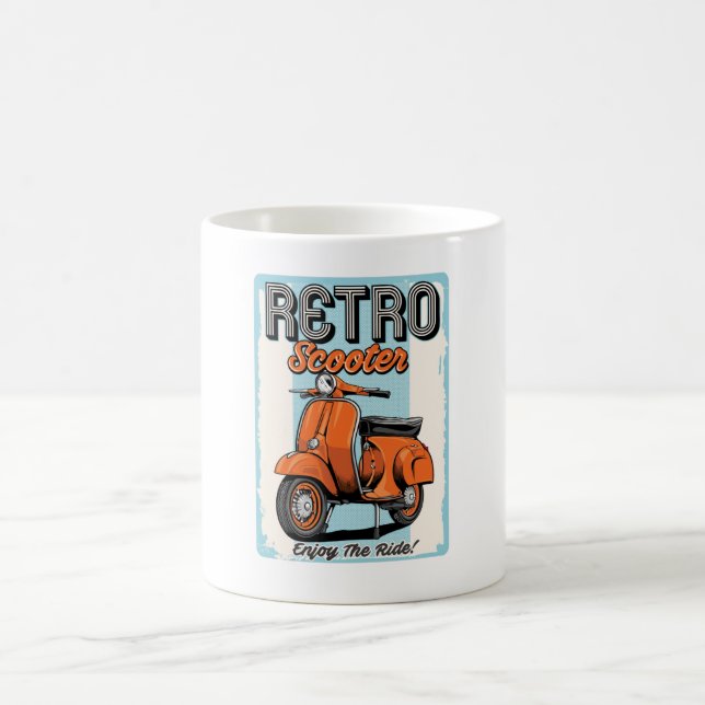 Taza De Café Retro Scooter (Centro)