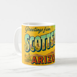 Taza De Café Retro Scottsdale Arizona Mug