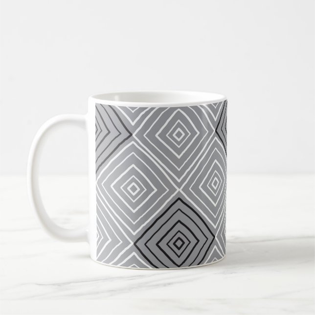 Taza De Café Retro seamless pattern, rug, carpet  (Izquierda)