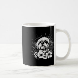 Taza De Café Retro Shih Tzu Dog Lover Tattoo Style