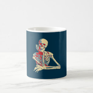 Taza De Café Retro Skeleton