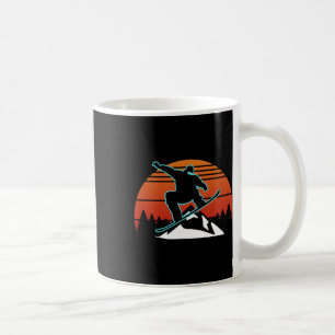 Taza De Café Retro Snowboard Snowboard Regalos Deportes de Invi