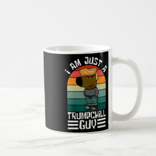Taza De Café Retro Solo soy un Trump Chill Funny Trump
