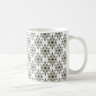Taza De Café Retro Starlight Mug, negro y blanco