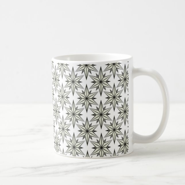 Taza De Café Retro Starlight Mug, negro y blanco (Derecha)