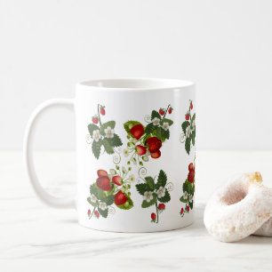 Taza De Café Retro Strawberry Mug Fresas Nursery Mug