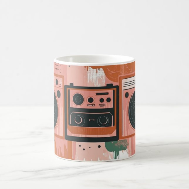 Taza De Café Retro-style portable radio cassette players (Centro)