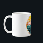 Taza De Café Retro Sunset Cat Anime Kawaii Art<br><div class="desc">Captivate any animal lover with this charming cat anime kawaii design, set against a classic vintage striped sunset. This adorable black cat creates a warm, nostalgic feeling that makes it a standout choice for anyone who loves retro art and cute pets. Perfect for customizing with your own text to create...</div>