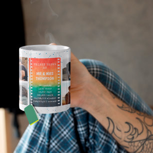 Taza De Café Retro Sunset Photo Mr. y Mrs. 30th Aniversario