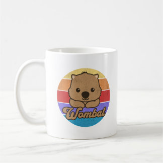 Taza De Café Retro Sunset Wombat