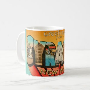 Taza De Café Retro Syracuse New York Greet Mug
