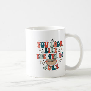 Taza De Café Retro Te Pareces Al Índice De Perros Calientes Del
