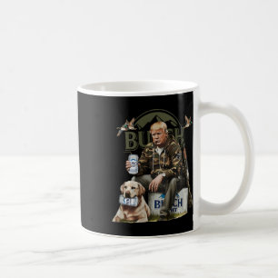Taza De Café Retro Trump Caza Cerveza divertida de venado Hunti