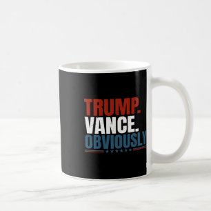 Taza De Café Retro Trump Vance Obviamente Elección Donald Trump
