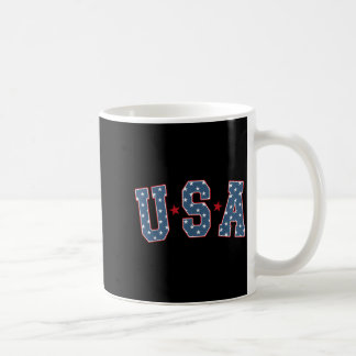 Taza De Café Retro USA Estrella 4 de julio Patriótico Independe