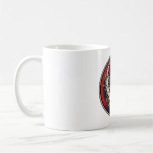 Taza De Café Retro Vintage Astronaut Sitting on Moon