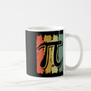 Taza De Café Retro Vintage Pi Math Geek Matematista Pi Day