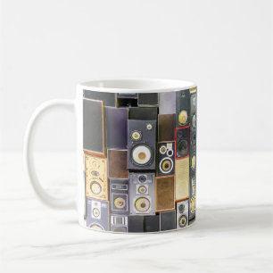 Taza De Café Retro Wall-Hung: Diseño de altavoces de época