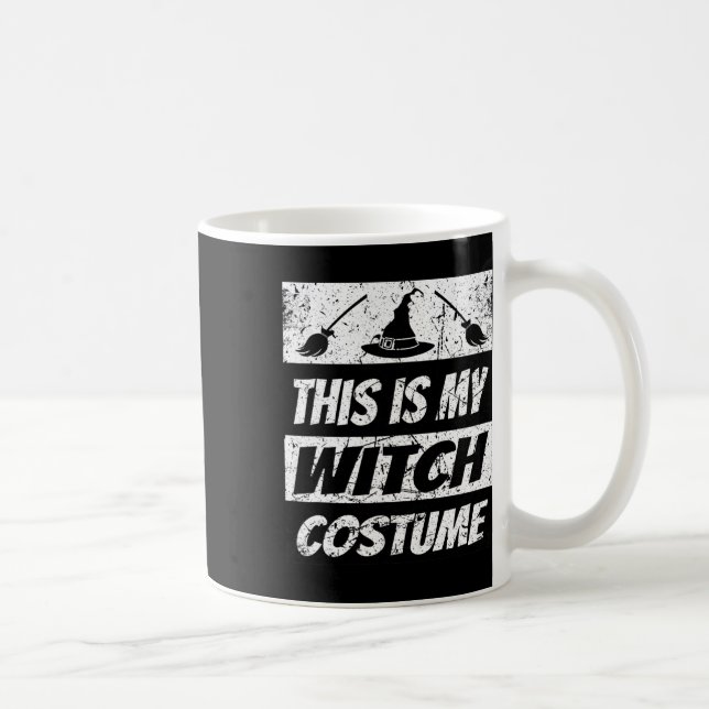 Taza De Café Retro Witch Halloween Grupo Costume Spook (Derecha)