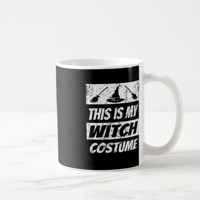 Taza De Café Retro Witch Halloween Grupo Costume Spook (Derecha)