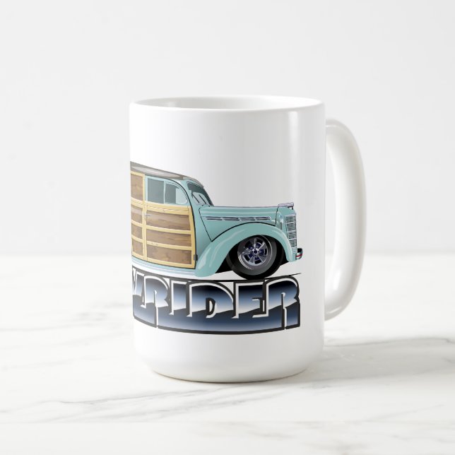 Taza De Café Retro Woody Lowrider (Anverso derecho)