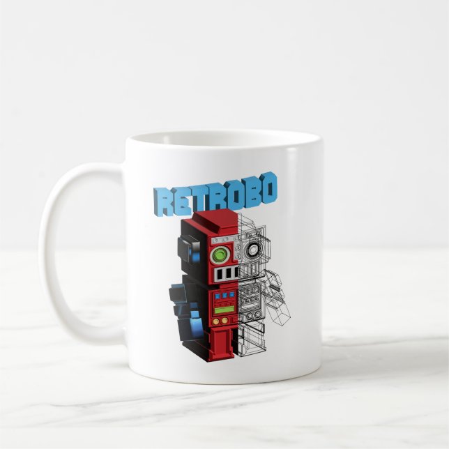 Taza De Café Retrobot (Izquierda)