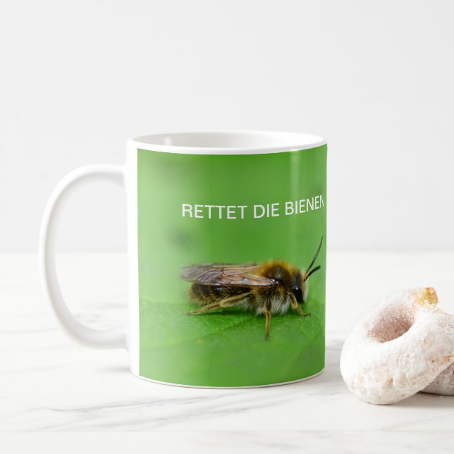 Taza De Café Rettet die Bienen (Con donut)
