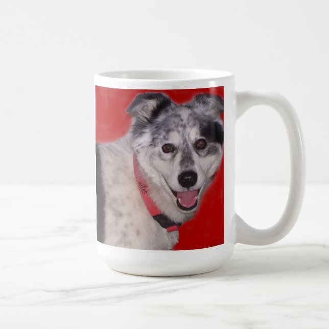 Taza De Café Reuniendo los perros van para las millas (Derecha)